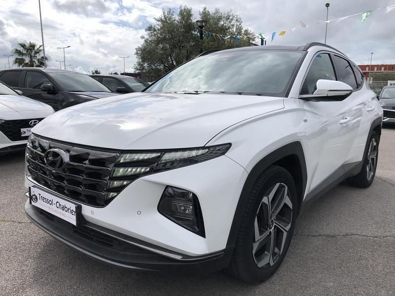 Blanc Utilisé 2021 Hyundai Tucson SUV | 24 799 € (Prix juste) - Image 1/4
