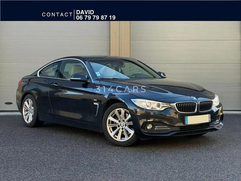 Noir Occasion 2014 BMW 420 Efficient Dynamics Coupé | 12 490 € (Prix cher) - Image 1/4