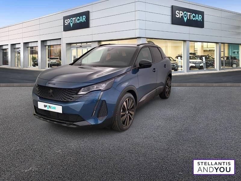 Bleu Utilisé 2021 Peugeot 3008 GT | 21 789 € (Prix juste) - Image 1/4