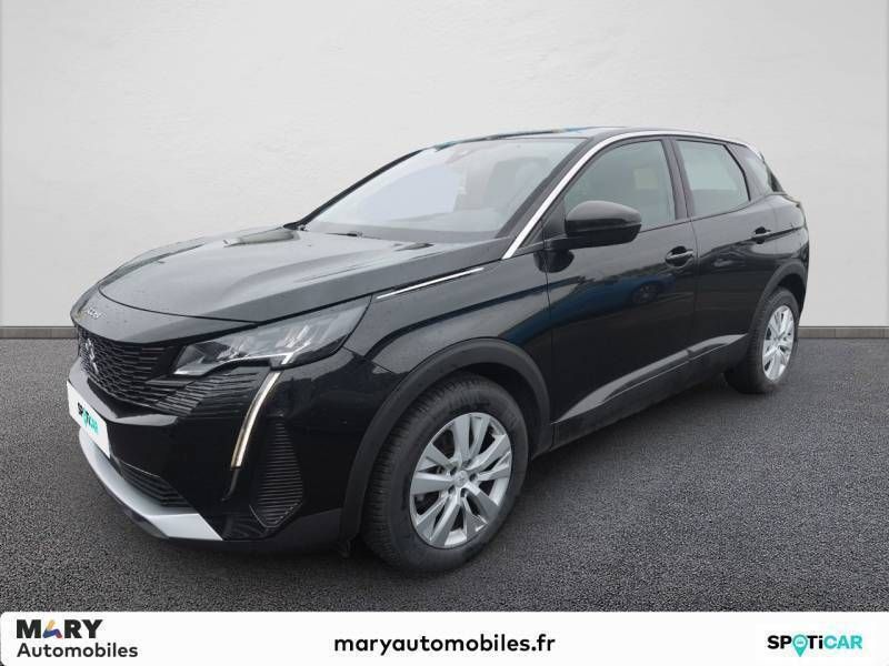 Noir Utilisé 2021 Peugeot 3008 Active | 17 990 € (Prix juste) - Image 1/3