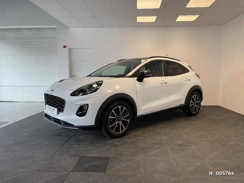 Blanc Utilisé 2020 Ford Puma Titanium SUV | 16 900 € (Prix juste) - Image 1/4