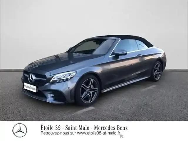 Gris sélénite métallisée Utilisé 2019 Mercedes 200 AMG line Cabriolet | 34 490 € - Image 1/4