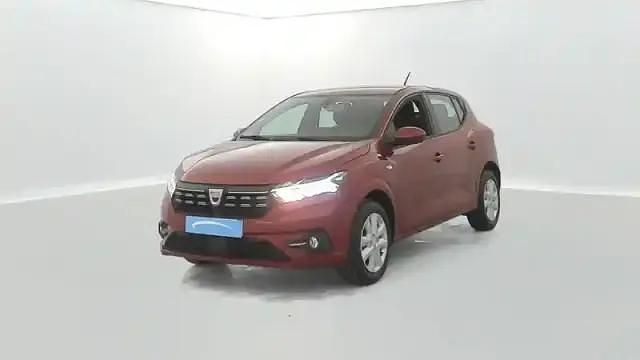 Rouge fusion Occasion 2022 Dacia Sandero Berline | 13 990 € (Prix juste) - Image 1/4