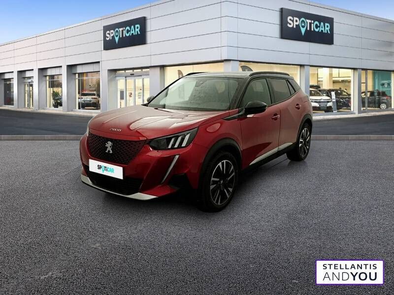 Rouge Utilisé 2023 Peugeot e-2008 GT SUV | 22 490 € (Prix juste) - Image 1/4