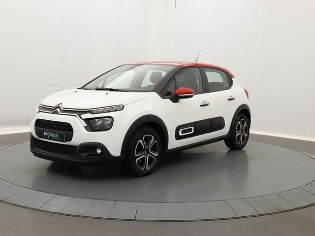 Blanc Utilisé 2022 Citroën C3 PureTech Citadine | 11 350 € (Prix juste) - Image 1/4