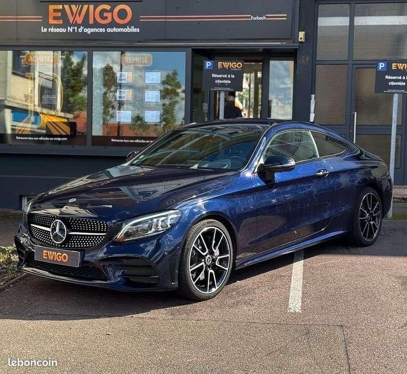Occasion Mercedes C300 AMG line 246 ch (180 kW) 2019 Bleu Coupé
