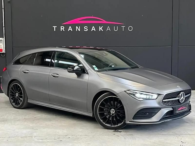 Gris Occasion 2020 Mercedes CLA220 Shooting Brake AMG line Break | 27 990 € - Image 1/4