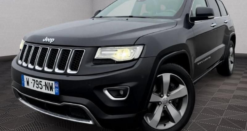 Noir Occasion 2014 Jeep Grand Cherokee Overland SUV | 19 999 € (Super prix) - Image 1/4