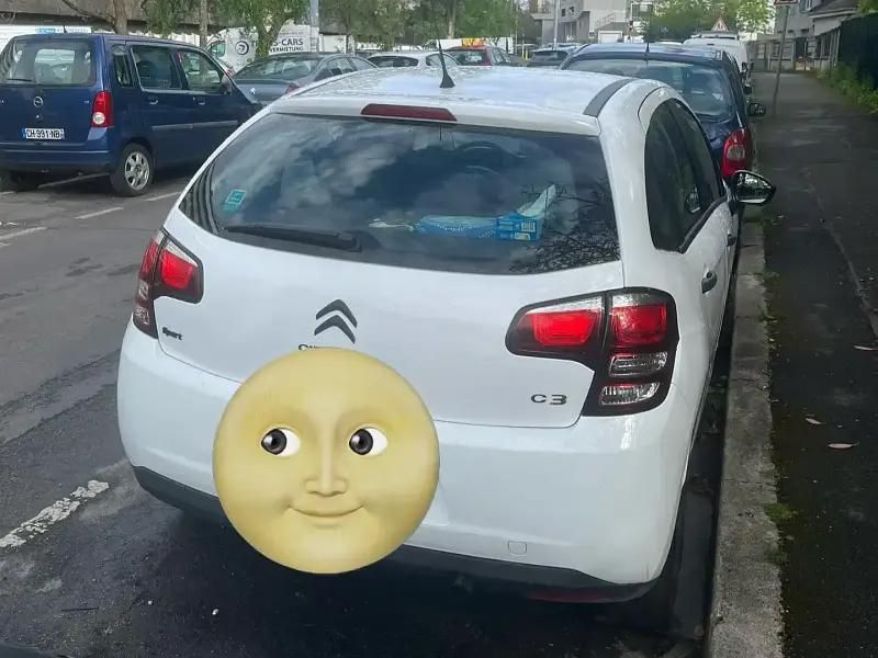 Blanc Utilisé 2014 Citroën C3 Attraction Citadine | 6 000 € (Prix assez cher) - Image 1/4