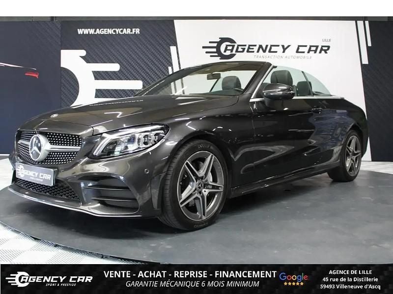 Gris Occasion 2019 Mercedes C220 AMG line Cabriolet | 30 980 € (Prix juste) - Image 1/4