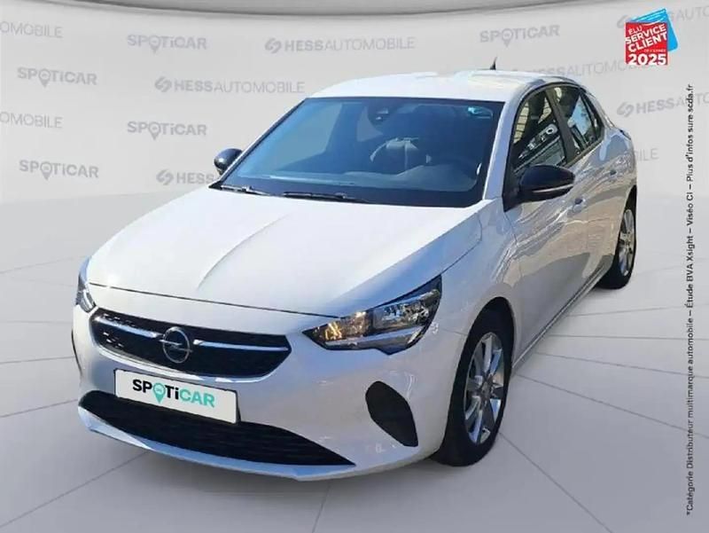 Blanc Utilisé 2022 Opel Corsa Elegance Berline | 13 999 € (Prix juste) - Image 1/4