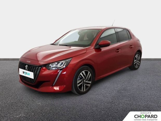 Rouge Utilisé 2021 Peugeot 208 Allure Citadine | 13 790 € (Prix juste) - Image 1/4