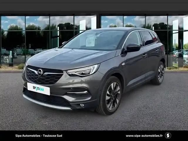 Gris Occasion 2021 Opel Grandland X Elite SUV | 15 990 € (Bon prix) - Image 1/4