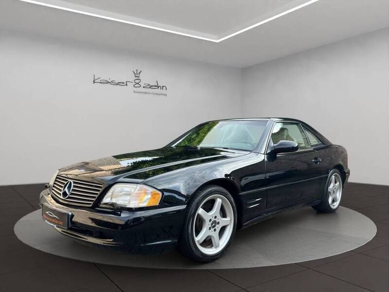 Noir Utilisé 2001 Mercedes SL500 Cabriolet | 15 129 € - Image 1/4