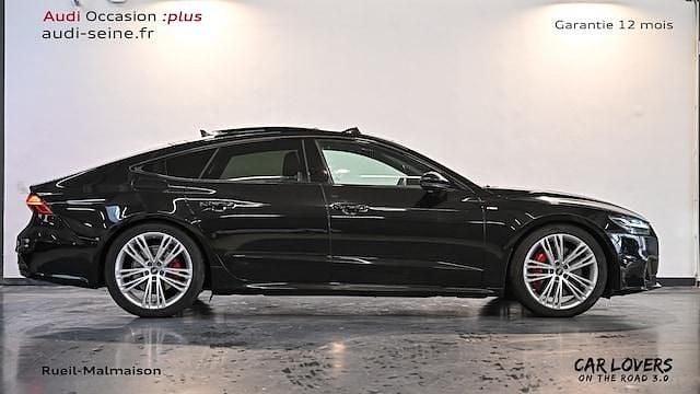 Occasion Audi A7 Sportback S-Line 265 ch (194 kW) 2021 Noir mythic métallisé Citadine