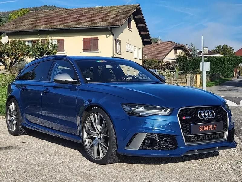 Bleu Occasion 2017 Audi RS6 Performance Break | 53 990 € (Super prix) - Image 1/4