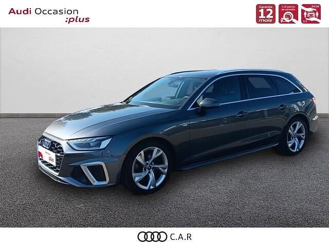 Gris daytona nacré Utilisé 2022 Audi A4 S-Line Break | 27 990 € (Prix juste) - Image 1/4