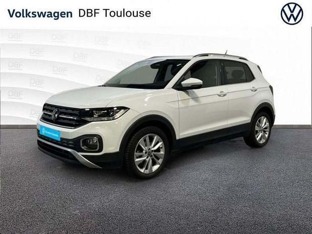 Blanc Utilisé 2022 VW T-Cross Style SUV | 20 989 € (Prix juste) - Image 1/4