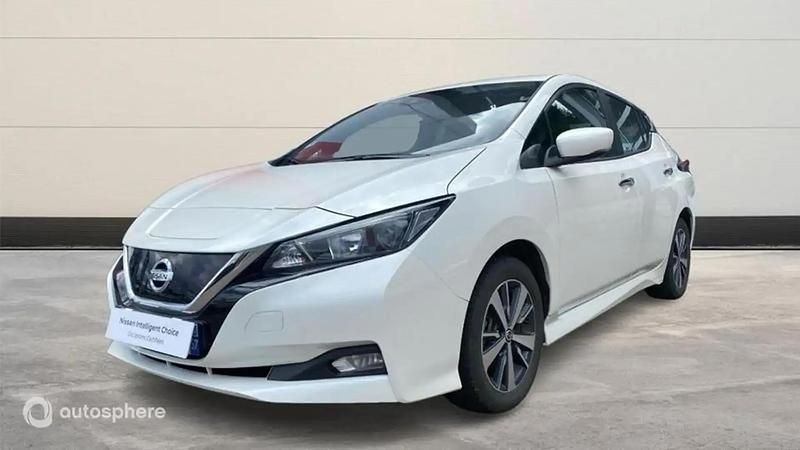 Blanc Utilisé 2021 Nissan Leaf Acenta Citadine | 12 999 € (Prix juste) - Image 1/4