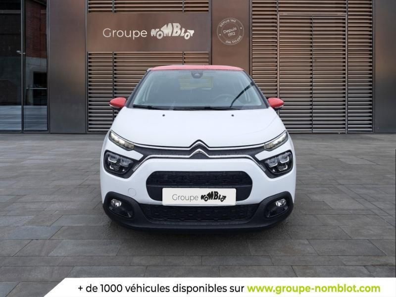 Blanc Utilisé 2021 Citroën C3 PureTech Citadine | 12 990 € (Prix assez cher) - Image 1/2