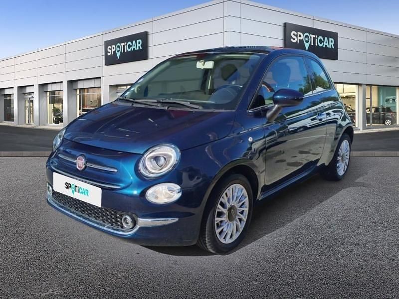 Epic blue métal Utilisé 2019 Fiat 500 Lounge Berline | 9 990 € (Prix juste) - Image 1/4