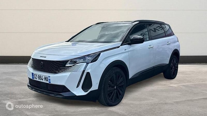Blanc Utilisé 2024 Peugeot 5008 GT Monospace | 39 963 € - Image 1/4