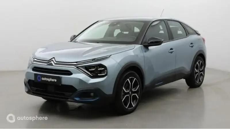 Bleu iceland (n) Utilisé 2023 Citroën e-C4 Feel Berline | 18 999 € (Super prix) - Image 1/4