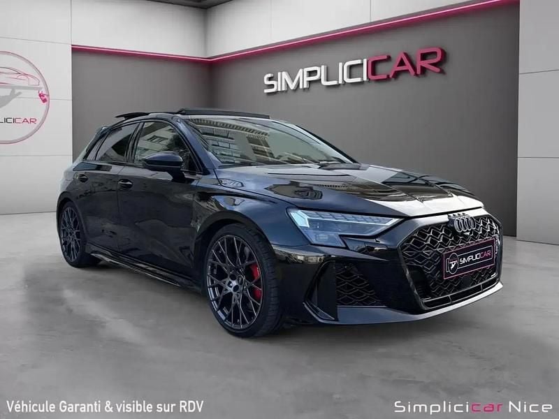 Noir Occasion 2025 Audi RS3 Sportback Performance Citadine | 59 900 € - Image 1/4