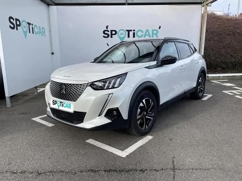 Blanc Utilisé 2021 Peugeot e-2008 GT SUV | 16 490 € (Prix juste) - Image 1/4