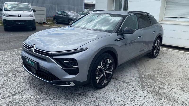 Gris acier (m) Utilisé 2023 Citroën C5 X Shine SUV | 28 999 € (Prix juste) - Image 1/4