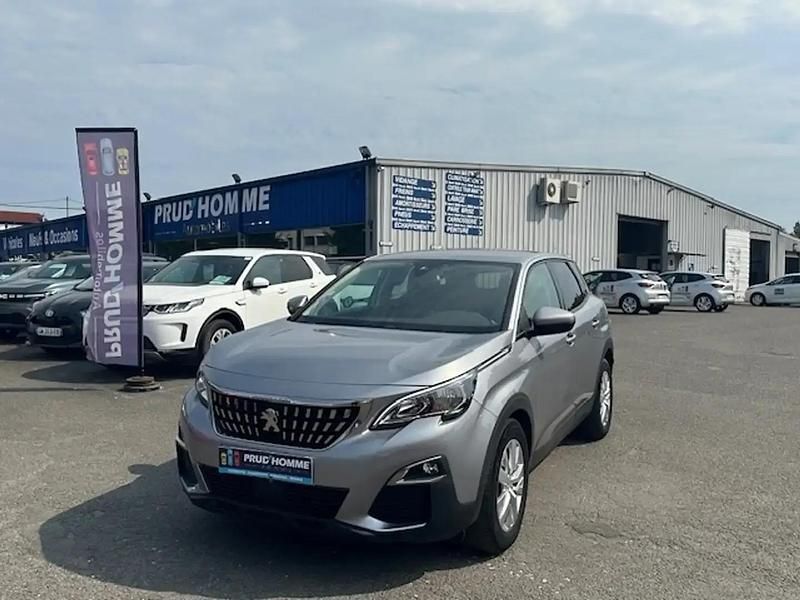 Gris Utilisé 2019 Peugeot 3008 Business-Line SUV | 16 990 € (Bon prix) - Image 1/4