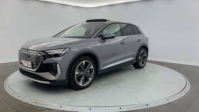 Gris gravier Utilisé 2024 Audi Q4 e-tron Business SUV | 53 210 € (Prix juste) - Image 1/4