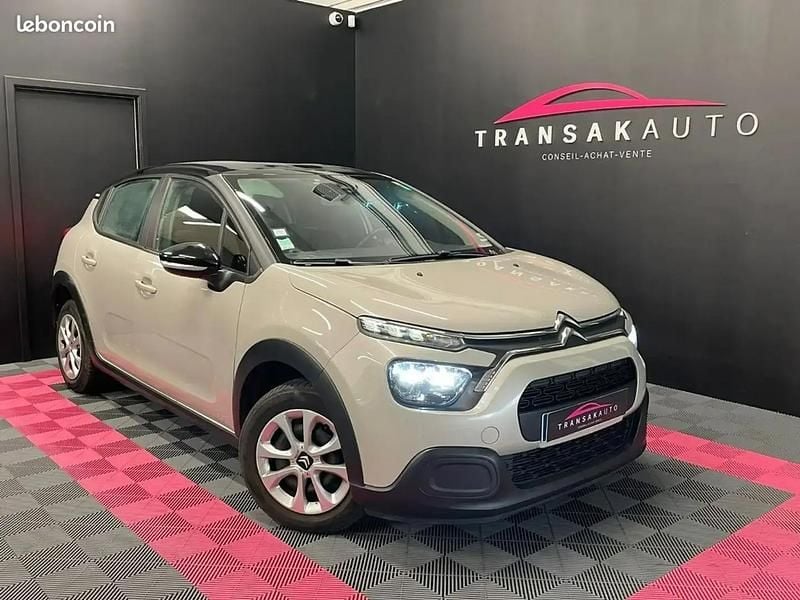 Beige Occasion 2021 Citroën C3 Feel Berline | 6 990 € (Bon prix) - Image 1/4