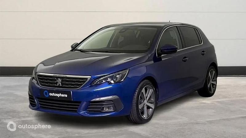 Bleu Utilisé 2020 Peugeot 308 Allure Berline | 12 999 € (Bon prix) - Image 1/4