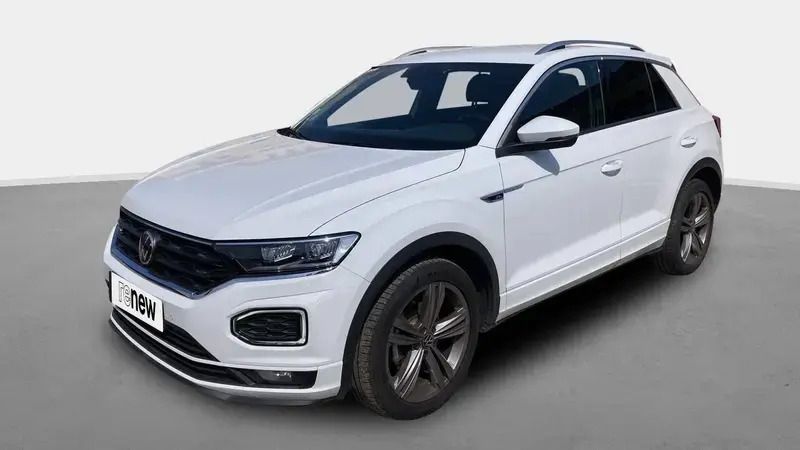 Blanc Utilisé 2021 VW T-Roc R-line SUV | 25 499 € (Prix juste) - Image 1/4