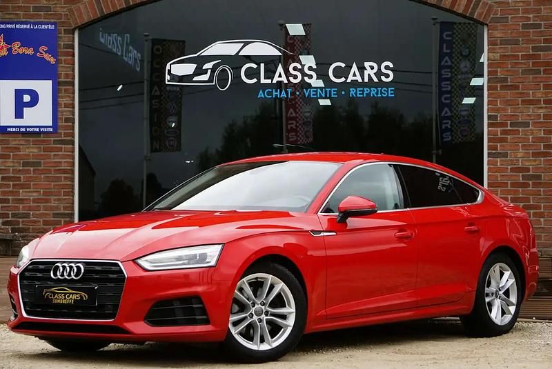 Rouge Utilisé 2017 Audi A5 Sportback Sport Berline | 18 990 € (Super prix) - Image 1/4
