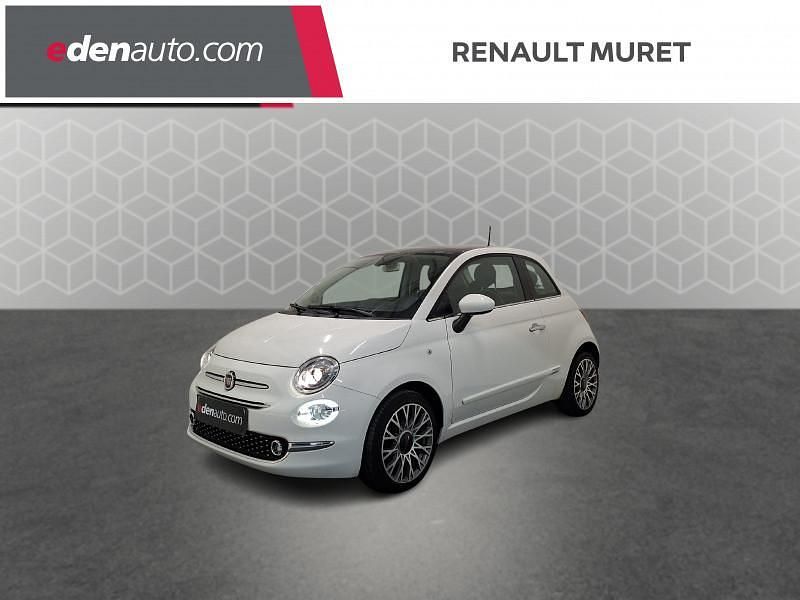 Blanc Utilisé 2019 Fiat 500 Lounge Citadine | 9 950 € (Bon prix) - Image 1/4