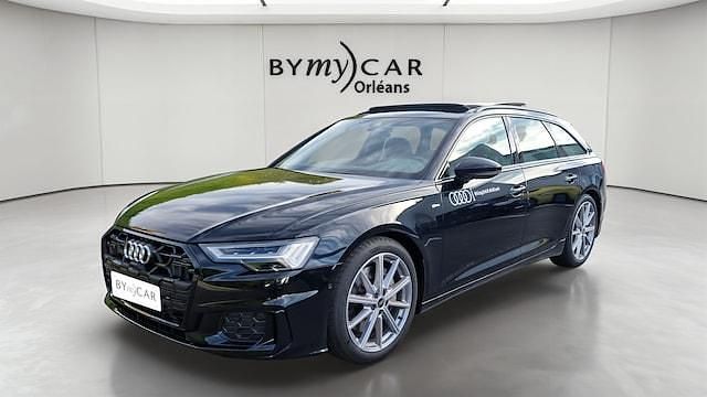 Noir mythic métallisé Occasion 2025 Audi A6 S-Line Break | 67 990 € - Image 1/4
