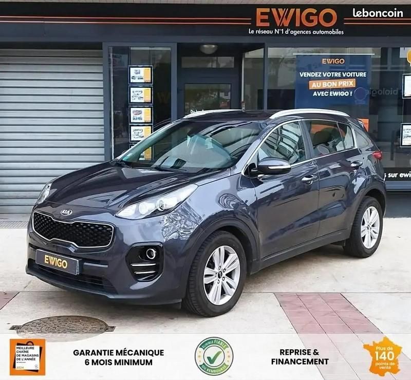 Gris Utilisé 2017 Kia Sportage Active SUV | 16 990 € (Prix juste) - Image 1/4