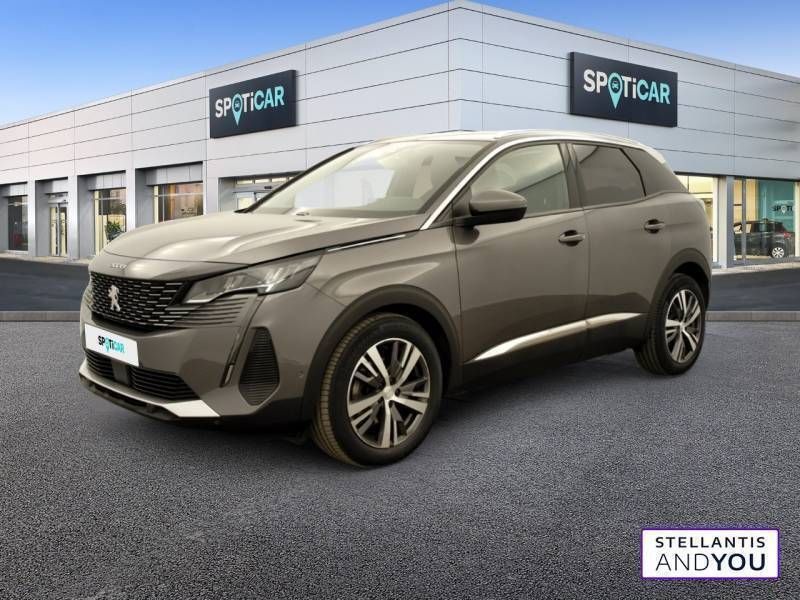 Gris Utilisé 2021 Peugeot 3008 Allure | 21 490 € (Prix juste) - Image 1/3