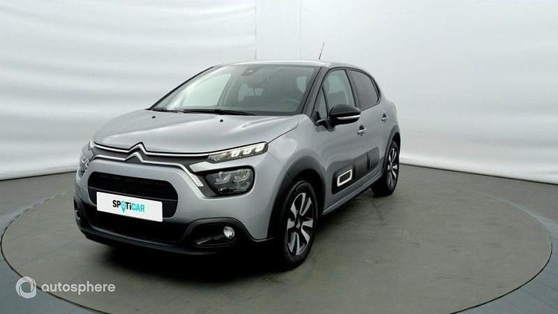 Gris Occasion 2024 Citroën C3 PureTech Citadine | 14 778 € (Prix juste) - Image 1/4