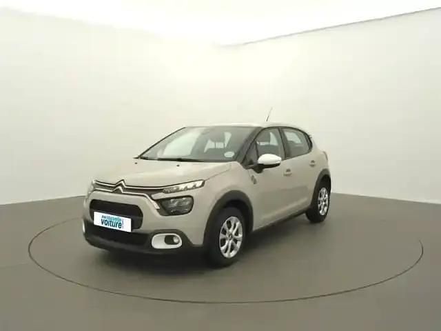 Beige metal Occasion 2021 Citroën C3 PureTech Berline | 10 390 € (Bon prix) - Image 1/4