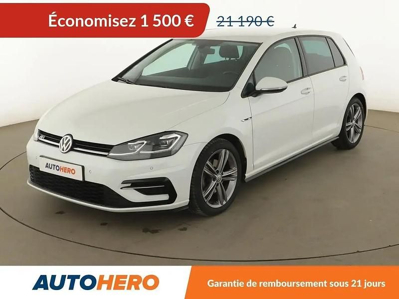 Blanc Occasion 2018 VW Golf Berline | 19 690 € (Prix juste) - Image 1/2