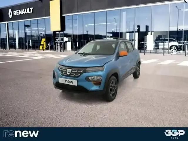 Bleu cenote métallisé Occasion 2022 Dacia Spring Comfort Plus Citadine | 8 499 € (Bon prix) - Image 1/4