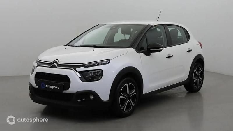 Blanc Utilisé 2023 Citroën C3 PureTech Citadine | 10 299 € (Prix juste) - Image 1/4
