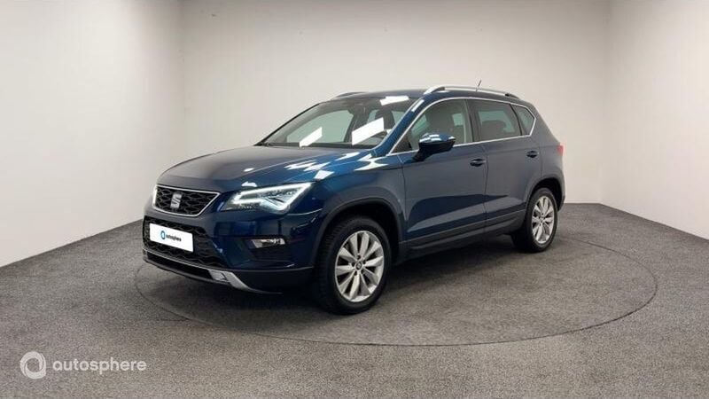 Bleu Utilisé 2017 Seat Ateca 4Drive SUV | 17 799 € (Prix juste) - Image 1/4