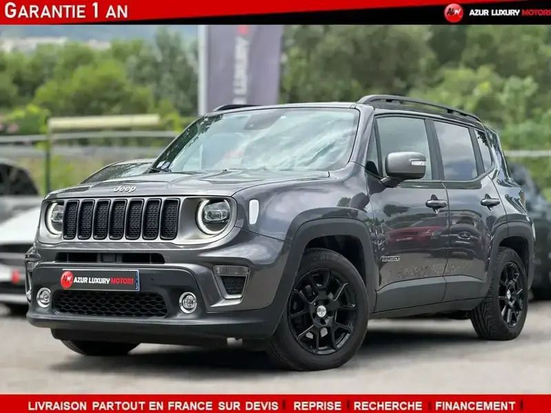 Gris Utilisé 2019 Jeep Renegade Limited SUV | 18 490 € (Prix juste) - Image 1/4