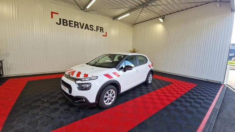 Blanc Utilisé 2021 Citroën C3 Feel Citadine | 9 990 € - Image 1/4