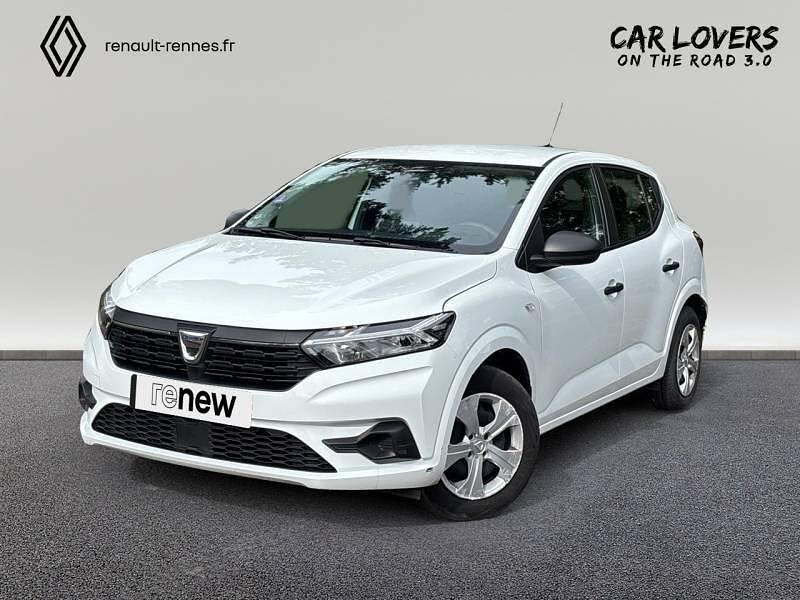 Blanc Utilisé 2022 Dacia Sandero Essentiel Citadine | 10 290 € (Super prix) - Image 1/4
