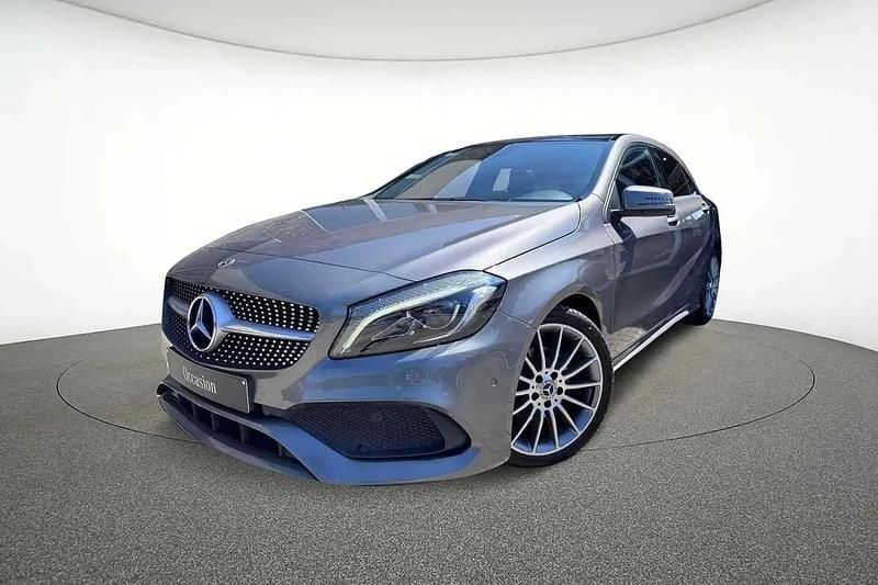 Gris Utilisé 2018 Mercedes A180 AMG line Citadine | 19 990 € (Bon prix) - Image 1/4